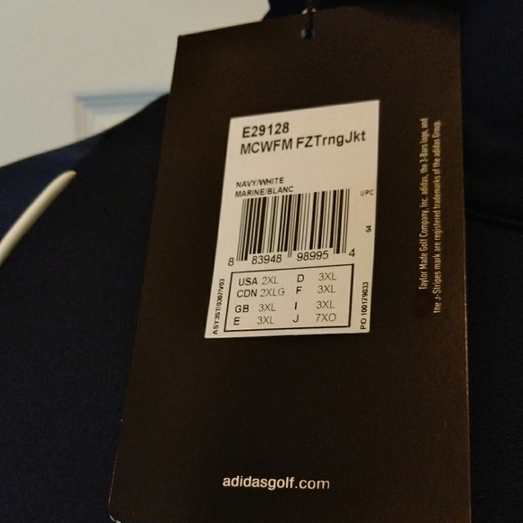 Adidas 2XL track top - NWT - Picture 8 of 14